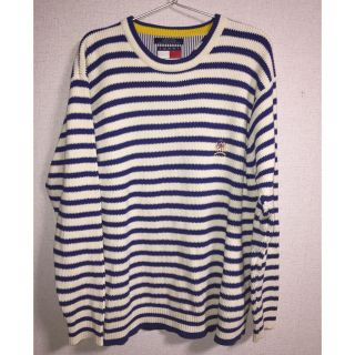 トミーヒルフィガー(TOMMY HILFIGER)の《TOMMY HILFIGER》 コットンニットセーター(ニット/セーター)