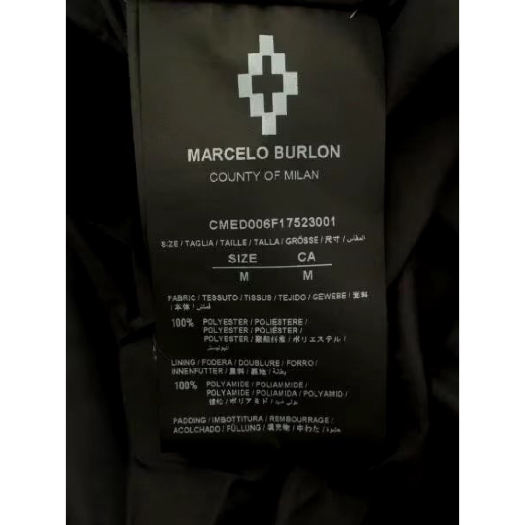MARCELO BURLON(マルセロブロン)のMARCELO BURLON COUNTY OF MILANダウンジャケット メンズのジャケット/アウター(ダウンジャケット)の商品写真