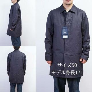 ヘルノ(HERNO)のHerno(ヘルノ) IM000319U DELON & NYLON ULTRALIGHT レインコート Blue Navy(トレンチコート)