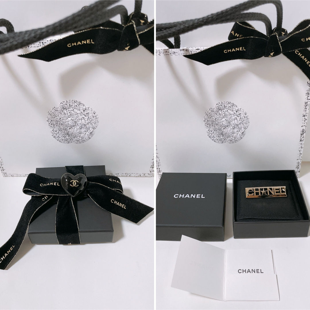 CHANEL(シャネル)の【CHANEL】ブローチ　ホリデーラッピング ハンドメイドのアクセサリー(コサージュ/ブローチ)の商品写真