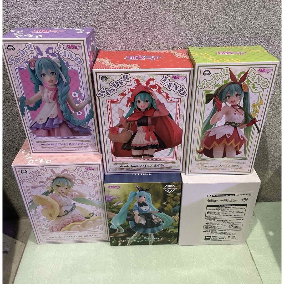 初音ミク プライズフィギュア 6個まとめ売り