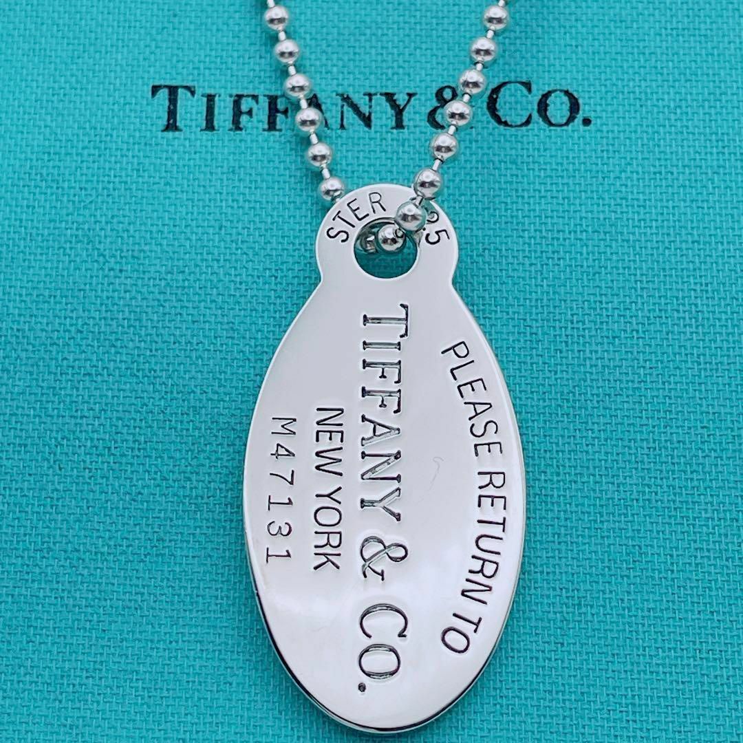 極美品】Tiffany u0026 Co. ネックレス リターントゥ オーバル-