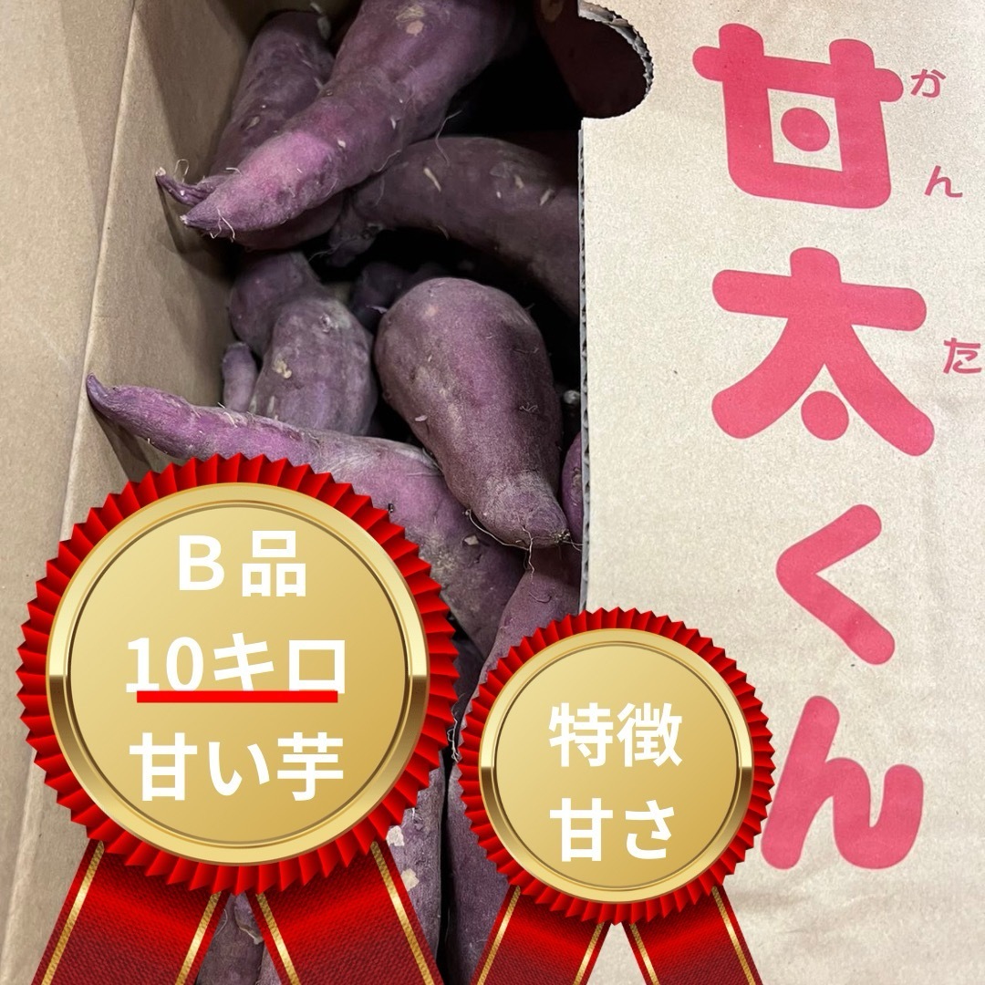 【三連休セール】10キロ破格！！大分特産　甘太くん　B品　【焼くと甘いです】 食品/飲料/酒の食品(野菜)の商品写真