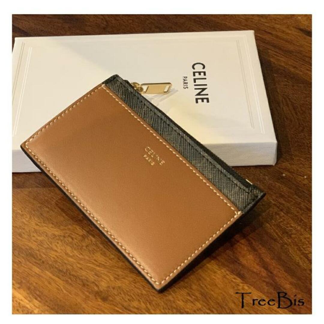 レディースCELINE 10F992BZ9 ZIPPED CARD HOLDER カードケース