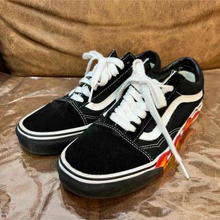 オールドスクール(OLD SKOOL（VANS）)の【早い者勝ち!】VANS オールドスクール　ファイヤーパターン　フレイムパターン(スニーカー)