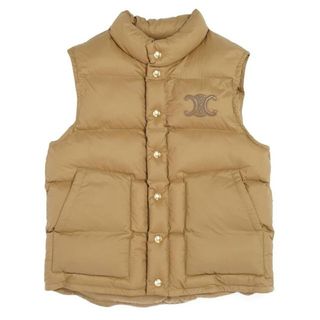 セリーヌ(celine)のCELINE セリーヌ QUILTED BLOUSON JACKET IN LIGHTWEIGHT NYLON 2W987906V.04CC Caramel Camel(その他)