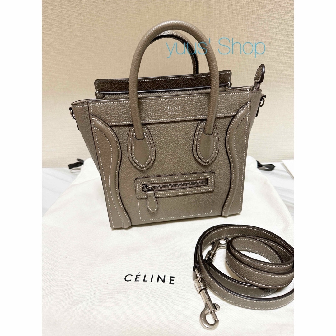 《CELINE》ラゲージナノ★旧ロゴショルダーバッグ