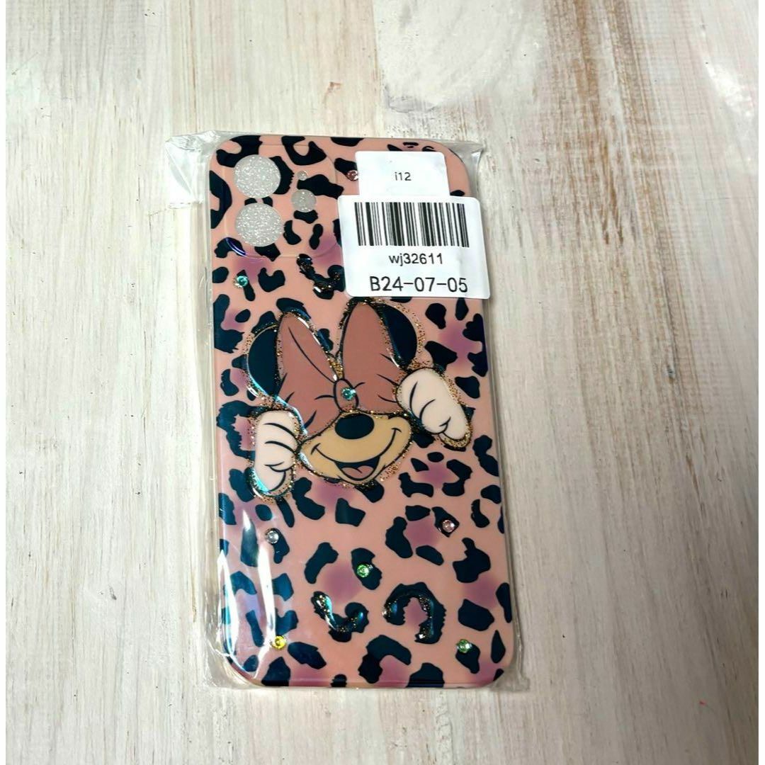 Disney(ディズニー)のiphone12 ケース ミニー 豹柄 スマホケース ディズニー ピンク 新品 スマホ/家電/カメラのスマホアクセサリー(iPhoneケース)の商品写真