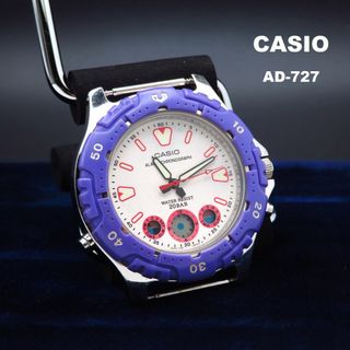 カシオ(CASIO)のCASIO デジアナ腕時計 アラームクロノグラフ AD-727(腕時計(アナログ))