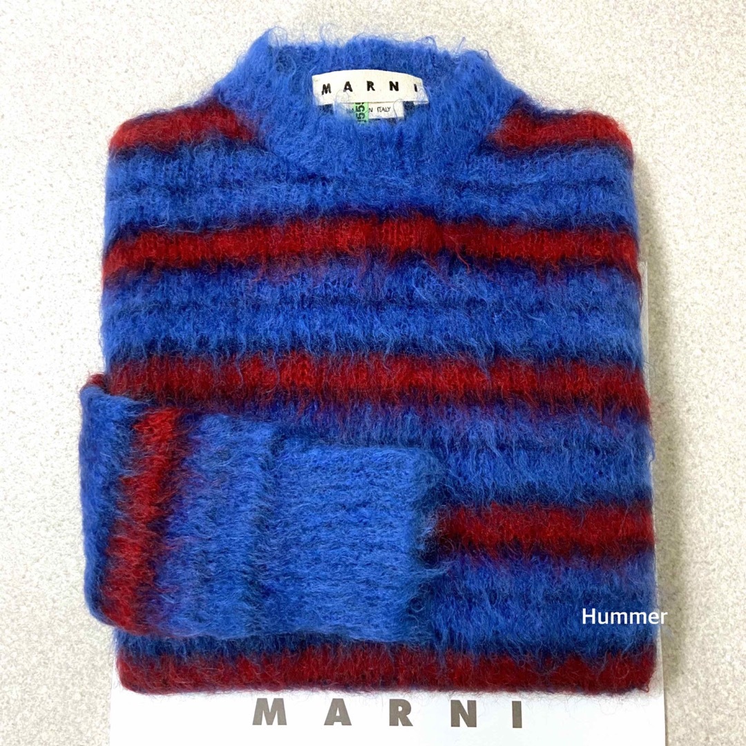 Marni(マルニ)の国内正規品 美品 19Aw～ コレクション 46 マルニ モヘヤニット セーター メンズのトップス(ニット/セーター)の商品写真