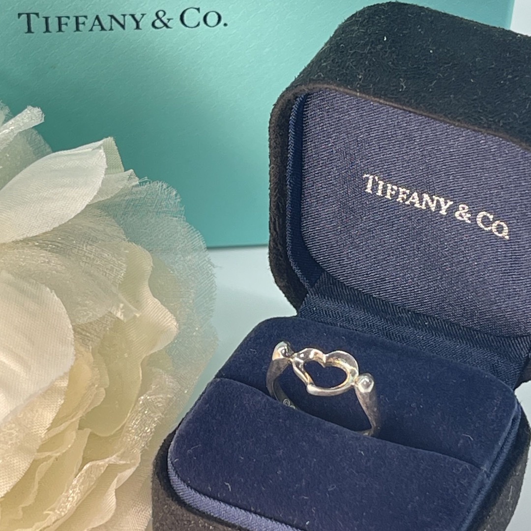 Tiffany & Co.(ティファニー)のTIFFANY&Co(ティファニー )オープンハート シルバーリング レディースのアクセサリー(リング(指輪))の商品写真