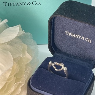 ティファニー(Tiffany & Co.)のTIFFANY&Co(ティファニー )オープンハート シルバーリング(リング(指輪))