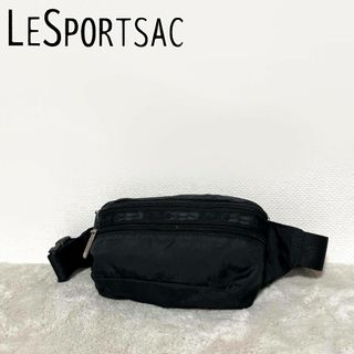 レスポートサック(LeSportsac)の美品✨LeSportsac レスポートサックセミショルダーバッグトートバッグ黒(ショルダーバッグ)