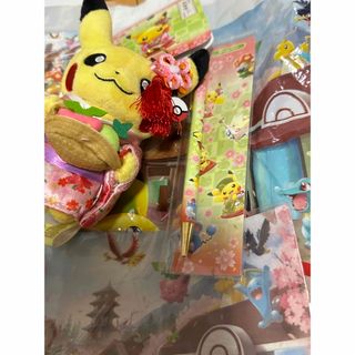 ポケモン(ポケモン)の新品　ポケモンセンターはんなりお茶会ごっこピカチュウ 女の子京都限定 ぬいぐるみ(ぬいぐるみ/人形)