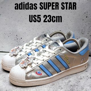 adidas アディダス スーパースター 23cm ディズニーコラボ シルバー