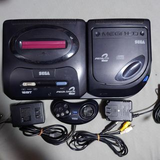 セガ(SEGA)のセガ メガドライブ2＋メガCD2(家庭用ゲーム機本体)