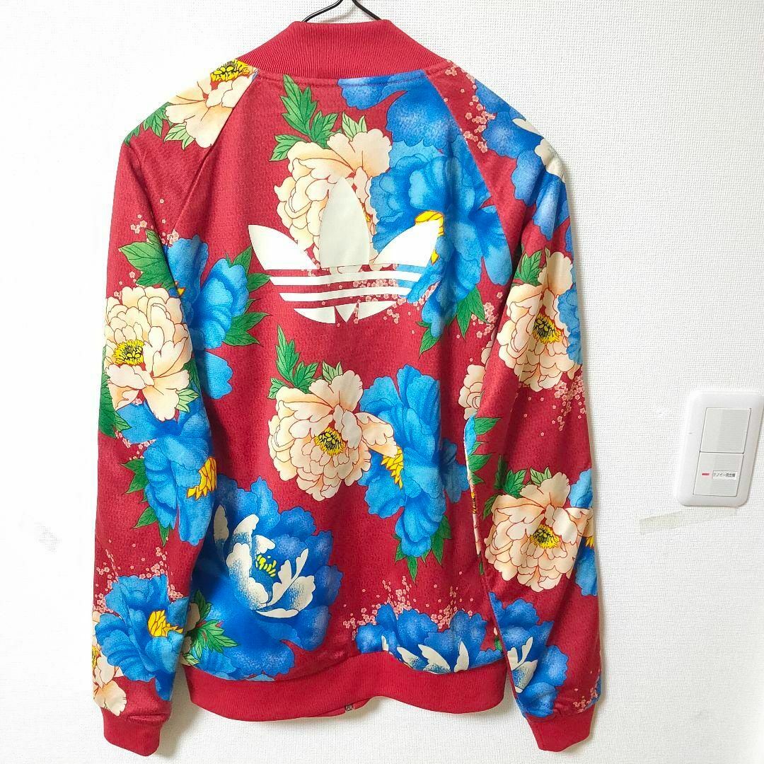 Originals（adidas）(オリジナルス)のアディダス 牡丹 花柄 ファームカンパニー SST トラックトップ ジャージ L レディースのトップス(その他)の商品写真