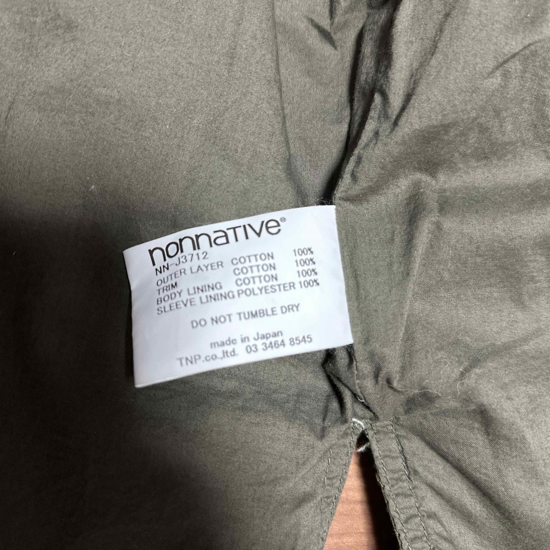 nonnative(ノンネイティブ)のnonnative ジャケット メンズのジャケット/アウター(ミリタリージャケット)の商品写真