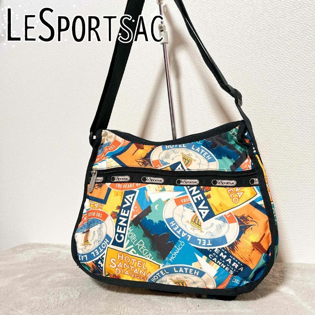 メール便不可 美品✨LeSportsac レスポートサックショルダーバッグ