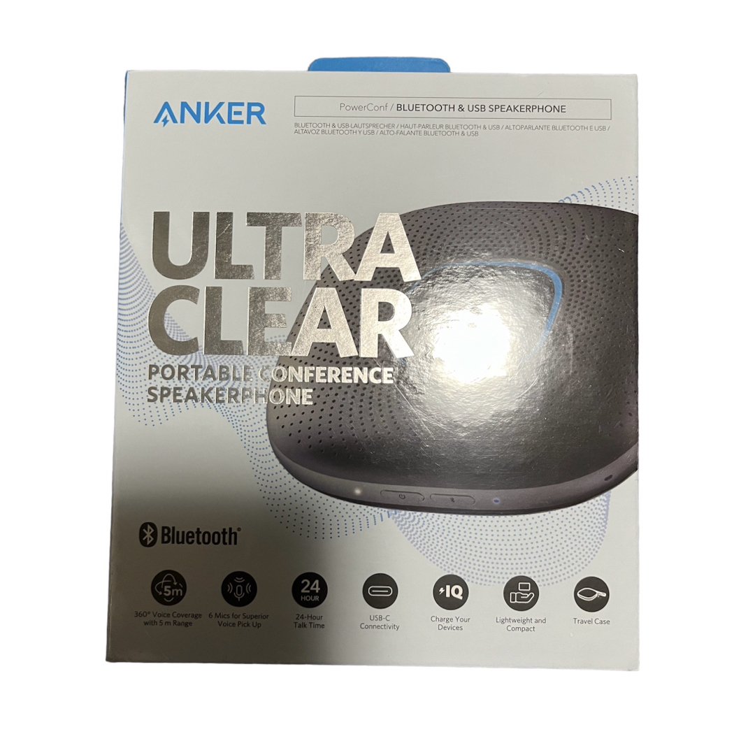 25％OFF Bluetooth ANKER PowerConf ULTTRA CLEAR Speakerphone