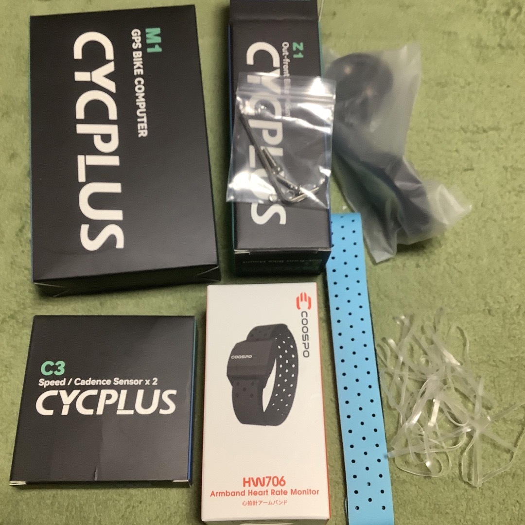 その他CYCPLUS サイクルコンピュータ＆センサー2個＆マウント＆心拍センサー706