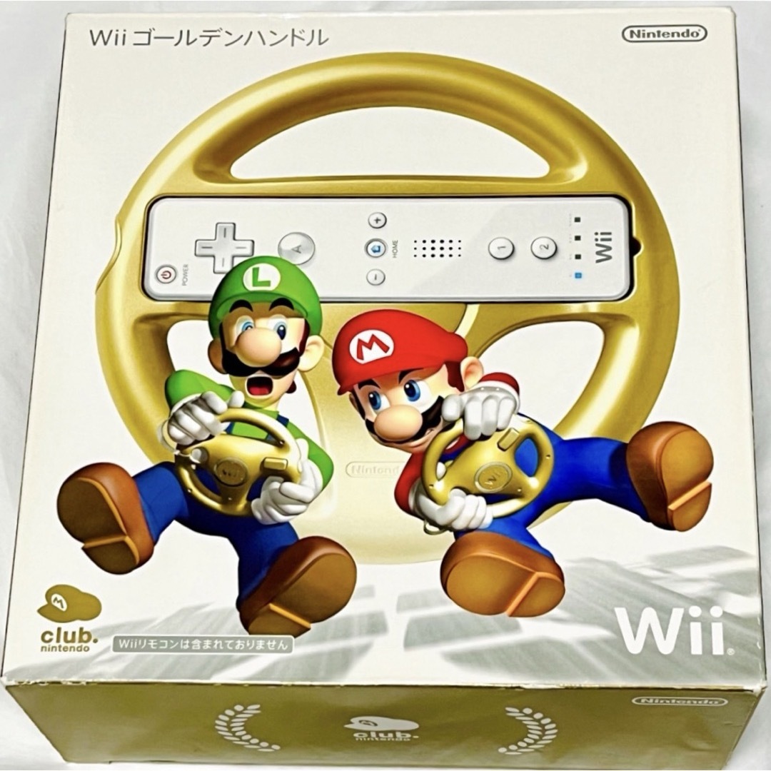 Wii(ウィー)の激レア ノベルティ Wii ハンドル コントローラー マリオカート専用 未発売品 エンタメ/ホビーのゲームソフト/ゲーム機本体(その他)の商品写真