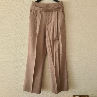 ザラ(ZARA)の【美品】ZARA ダブルウエストスラックス サイズS(スラックス)