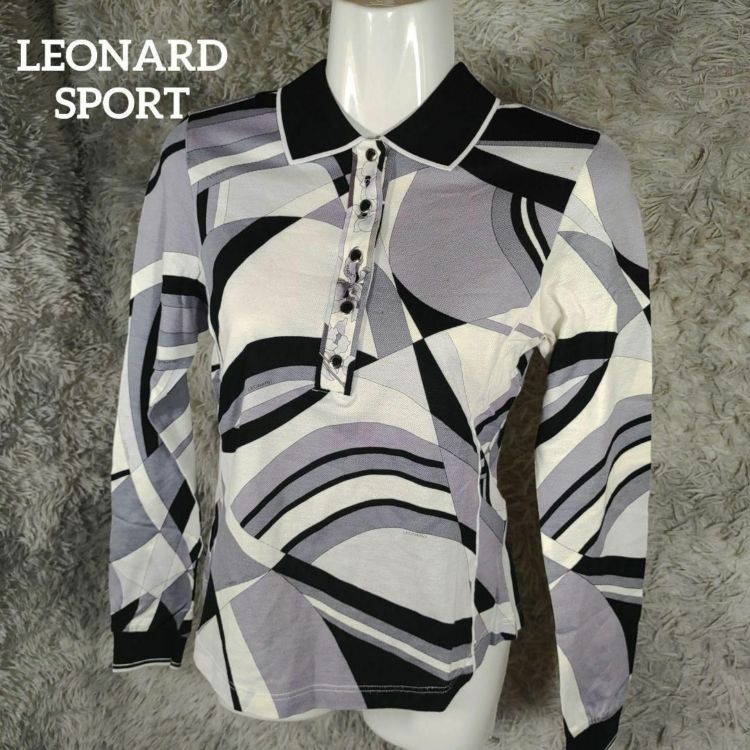 レオナール LEONARD SPORT 長袖ポロシャツ サイズ42