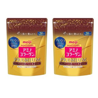 メイジ(明治)の明治　アミノコラーゲン プレミアム 約28日分(196g×2個セット) 新品(コラーゲン)