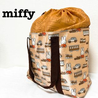 ミッフィー(miffy)のレア✨MIFFY　ミッフィーセミショルダーバッグトートバッグ 総柄(ショルダーバッグ)