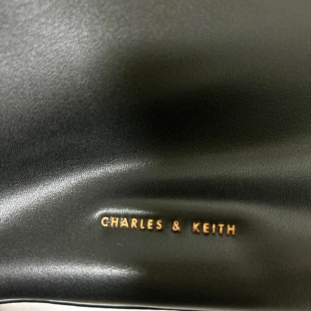 お買い得モデル KEITH 美品✨CHARLESu0026KEITHチャールズアンドキースハンドバッグトートバッグ黒 -CHARLES バッグ