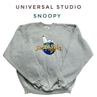 ユニバーサルスタジオジャパン(USJ)の美品 UNIVERSAL STUDIOS SNOOPYプリント ビッグスウェット(スウェット)