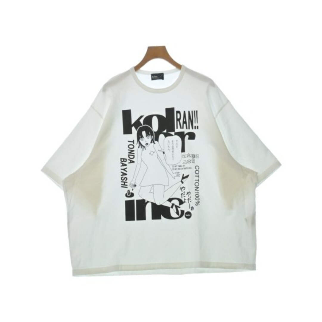 kolor カラー Tシャツ・カットソー 3(L位) 白無しネック