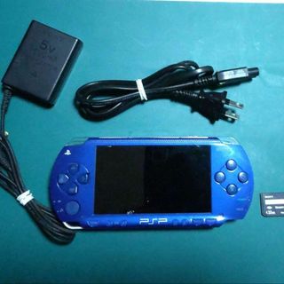 プレイステーションポータブル(PlayStation Portable)の【中古・美品】PSPプレイステーションポータブル PSP-1000 ブルー(携帯用ゲーム機本体)