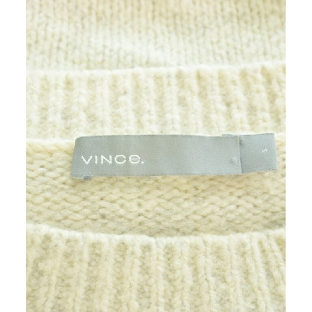 Vince(ビンス)のVince ヴィンス ニット・セーター S 白 【古着】【中古】 レディースのトップス(ニット/セーター)の商品写真