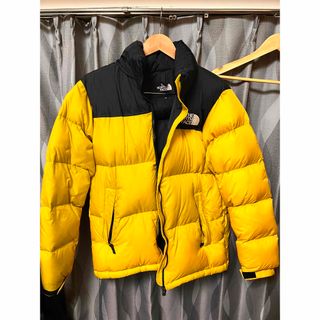 ノースフェイス(THE NORTH FACE) ダウンジャケット(イエロー/黄色系