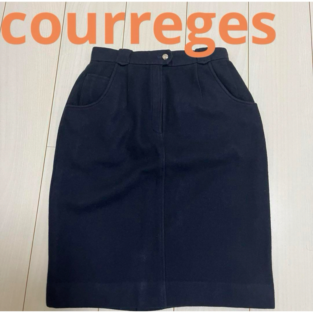 Courreges(クレージュ)の【courreges】クレージュ　黒　FREEサイズ レディースのスカート(その他)の商品写真