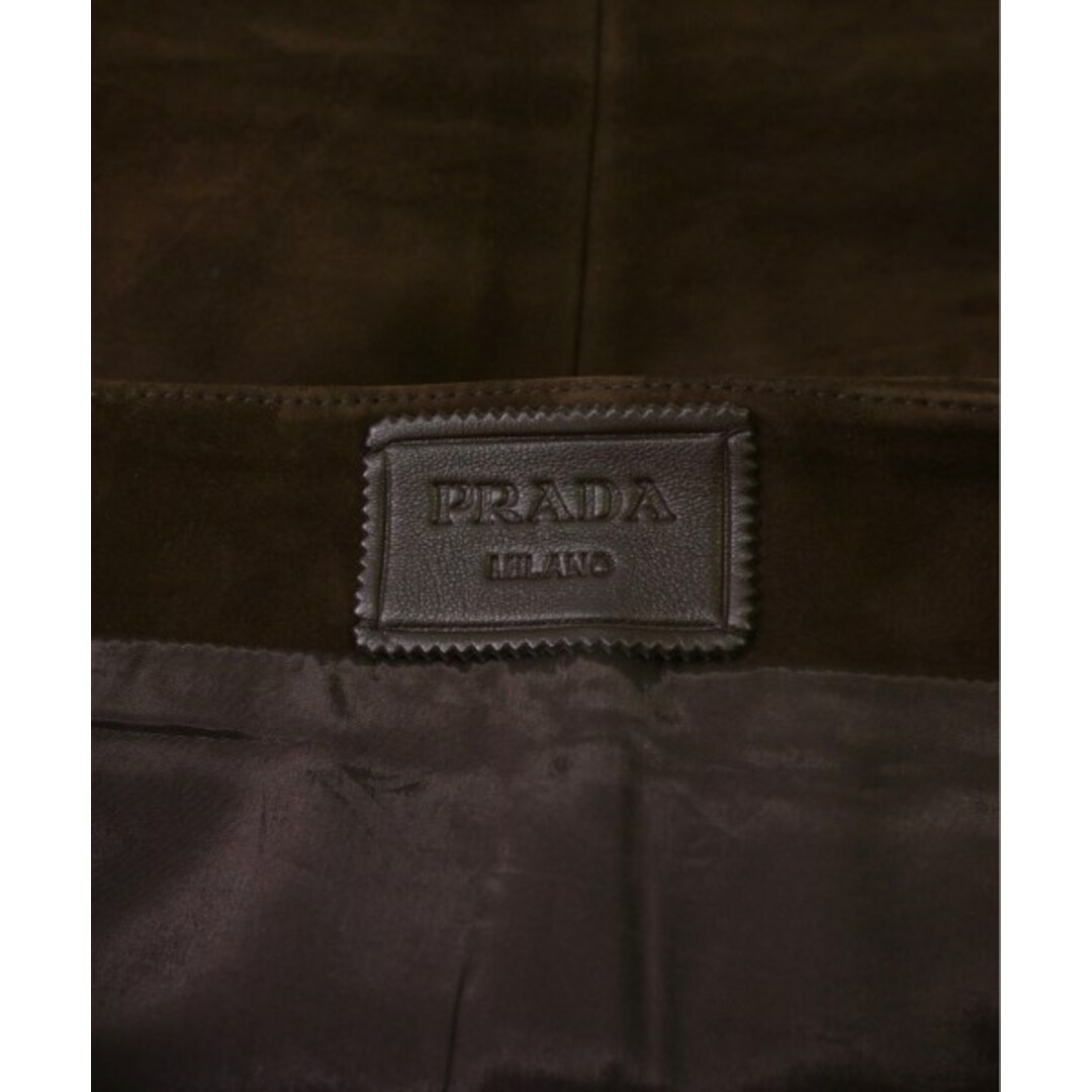 PRADA(プラダ)のPRADA プラダ ミニスカート 38(S位) 茶 【古着】【中古】 レディースのスカート(ミニスカート)の商品写真