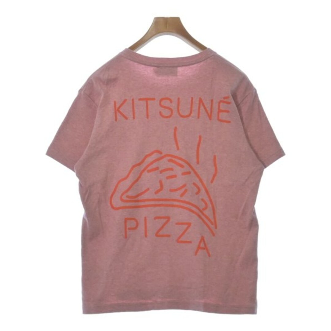 MAISON KITSUNE メゾンキツネ Tシャツ・カットソー XS ピンク系 【古着】【中古】 メンズのトップス(Tシャツ/カットソー(半袖/袖なし))の商品写真