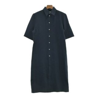 ジルサンダー(Jil Sander)のJIL SANDER ジルサンダー シャツワンピース 34(XS位) 紺 【古着】【中古】(その他)