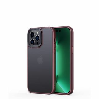 【色: レッド】【HQ＆LP】iPhone13ケース PC + ソフトTPU 耐(その他)