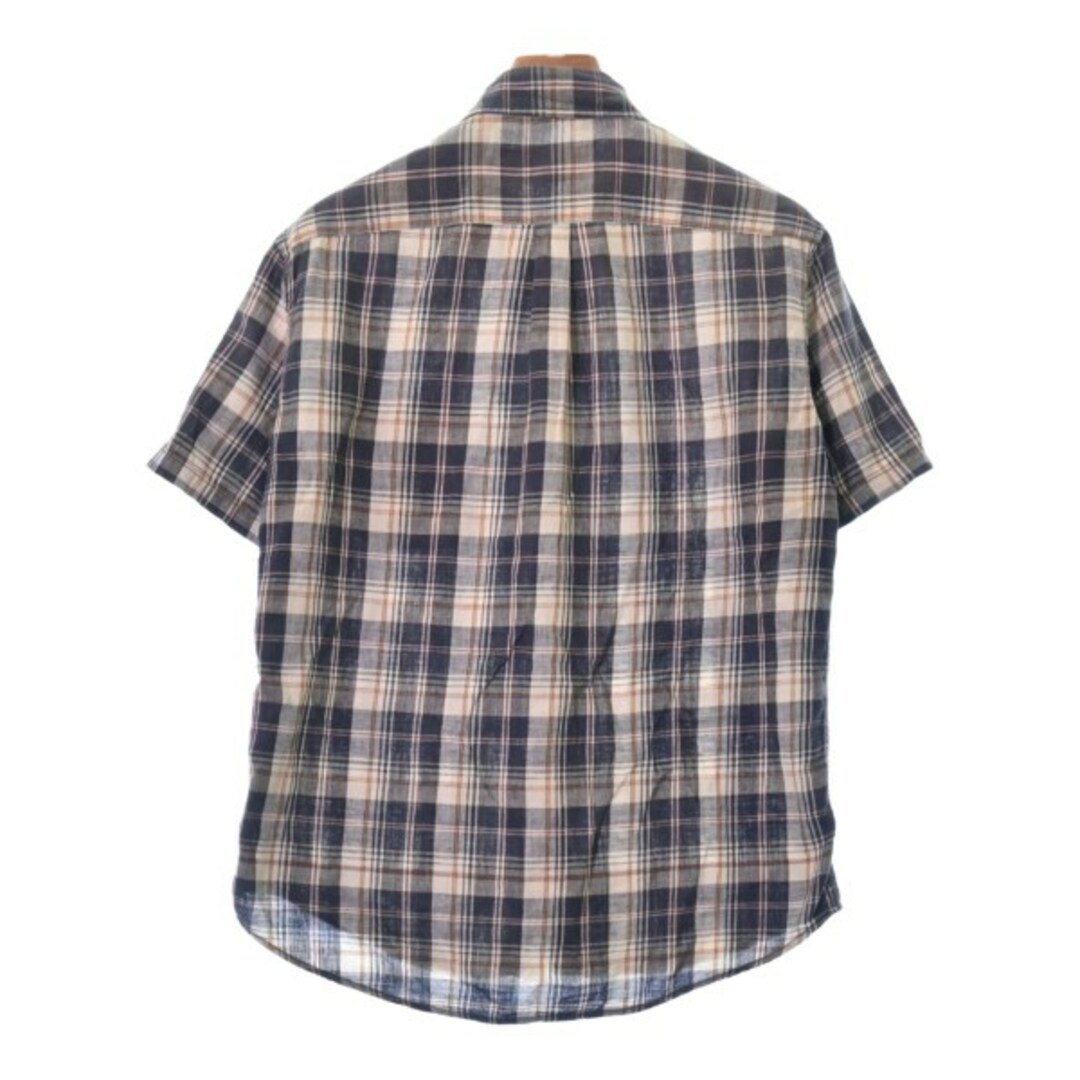 Dickies(ディッキーズ)のDickies カジュアルシャツ L 紺xアイボリーx赤(チェック) 【古着】【中古】 メンズのトップス(シャツ)の商品写真