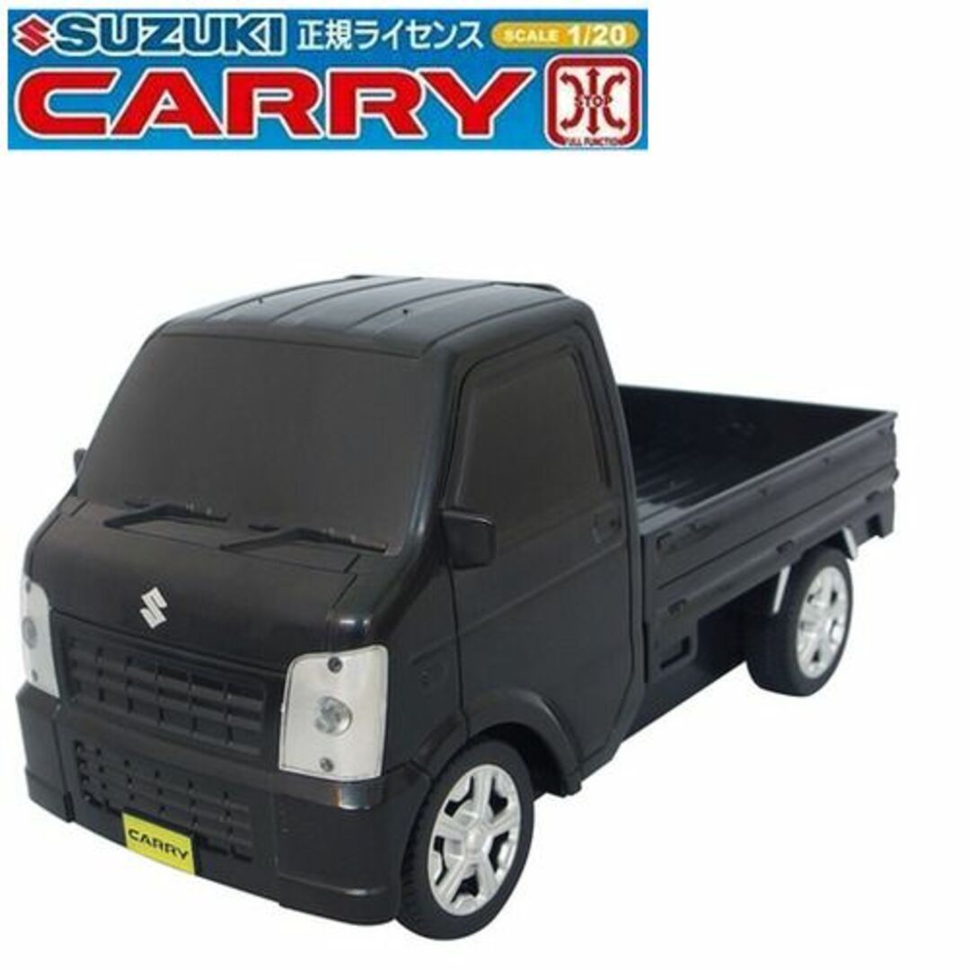 RC SUZUKI CARRY スズキ キャリー 黒 軽トララジコン（新品） エンタメ/ホビーのおもちゃ/ぬいぐるみ(トイラジコン)の商品写真