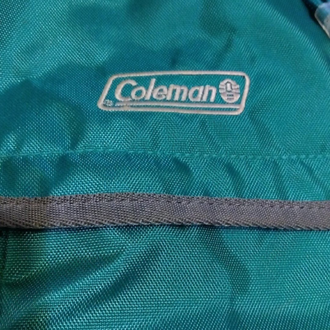 Coleman(コールマン)の◆中古◆コールマンキッズリュック保育園エメラルドグリーン男女キャンプ登山帰省 キッズ/ベビー/マタニティのこども用バッグ(リュックサック)の商品写真