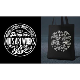 ハーレーダビッドソン(Harley Davidson)のハーレー　NUTS ART WORKS コラボ　トートバック(トートバッグ)