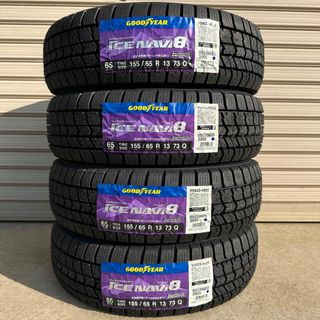 グッドイヤー(Goodyear)の【155/65R13】 2023年製造 新品スタッドレスタイヤ(タイヤ)