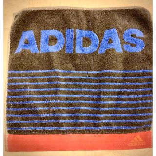 アディダス(adidas)のadidas アディダス　ハンカチ　タオルハンカチ　ネイビー　紺　オレンジ(ハンカチ/ポケットチーフ)