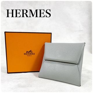 エルメス(Hermes)のHERMES エルメス バスティア コインケース 小銭入れ グレー ユニセックス(コインケース)