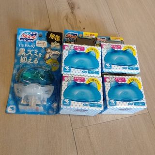 コバヤシセイヤク(小林製薬)の【ブルーレット】ネコ型 本体＋詰替４個セット(日用品/生活雑貨)