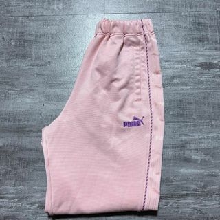 PUMA - PUMA プーマ ジャージ ズボン グレー ピンク 新品未使用の通販